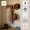 HAKU Wandgarderobe akazie, schwarz - Massivholz, Metall, Produktbild-Vorschau 11