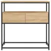 vidaXL Table console chêne Sonoma 75x40x75 cm bois Voir les images du produit 4