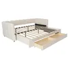 Flieks Polsterbett 90x200cm mit Ausziehbett, Schlafsofa Produktbild-Vorschau 9