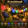 9.5 meter lange, solar gevoede lichtketting met LED-lampen, Productafbeelding-voorbeeld 2