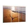 Bilder auf glas - Sommer Meer Sand Strand - 165x110cm - Produktbild-Vorschau 1