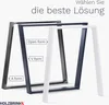 HOLZBRINK Pied de table métal noir 50/70x72cm en forme Voir les images du produit 3