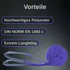 Hebeschlinge 2 Meter bis 1000 kg, DIN EN 1492-1 , Hebeband Produktbild-Vorschau 2