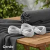 Gerdo | Hängematte XXL - 260x150 cm - Grau - Stabil, Produktbild-Vorschau 3