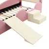 Prinzessinbett mit LED-Streifen und Rutsche, 90x200 cm, Produktbild-Vorschau 14