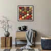 Gerahmtes Poster - Schwarzer Rahmen - Gewürz Küche - 50x50 Produktbild-Vorschau 7