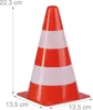 Relaxdays Warnkegel 10er Set, stapelbar, Verkehrshütchen, Produktbild-Vorschau 4