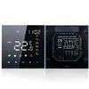 A digital thermostat is shown from the front and back. Podgląd zdjęcia produktu