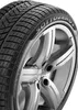 A close-up of a Pirelli Winter Sottozero 3 tire mounted on a silver alloy wheel. Podgląd zdjęcia produktu