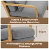 BEALIFE Fotele Fotel z poduszką | 82x65x75 cm | Wygodna Podgląd zdjęcia produktu 4