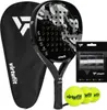 VirtuFit Hybrid Padel Set - Schwarz - Grau Produktbild-Vorschau 1
