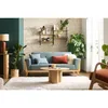 Miliboo - Skandinavisches Sofa 3-Sitzer aus graugrünem Produktbild-Vorschau 2