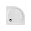 Duschwanne Viertelkreis 90x90x16 Sanitäracryl Duschtasse Produktbild-Vorschau 2
