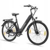 A studio shot of a black electric bicycle against a white background. Produktbild-Vorschau