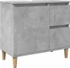 vidaXL Armoire sous lavabo gris béton 65x33x60 cm Bois Voir les images du produit 1