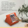 Orange Esel – Tablet-Kissen – Grau Produktbild-Vorschau 3
