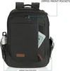 KROSER Sac à dos pour ordinateur portable 17,3 pouces Noir Voir les images du produit 2