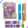ARTULIO Diamond Painting Set - Violetter Blumenstrauß im Produktbild-Vorschau 2