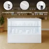 Bancone da negozio a LED bianco C1200 – Ante scorrevoli con Anteprima dell’immagine prodotto 2