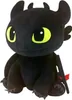 Grande Mascotte Drago Nero 60 Cm - Amico Di Peluche Per Anteprima dell’immagine prodotto 2