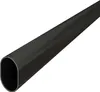 Kleiderstange Schwarz Garderobenstange oval 30x15mm Produktbild-Vorschau 1