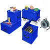 Montagewagen/ Kleinteilewagen, BxTxH 615x415x1123 mm, blau Produktbild-Vorschau 2
