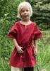 Tunica medievale Linus per bambini, maniche corte, rosso, Anteprima dell’immagine prodotto 1