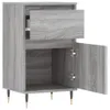 vidaXL Sideboards 2 Stk. Grau Sonoma 40x35x70 cm Produktbild-Vorschau 8