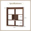 COSTWAY Bücherregal mit 7 Würfeln und offener Rückwand, Produktbild-Vorschau 7