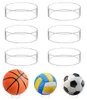 Acryl Ballhalter 6er-Set, transparent, für Fußball, Basketball, Volleyball Productafbeelding-voorbeeld
