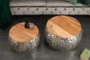 Konferenčný stôl 41433 2-Set Aluminium Silver/ Drevo Acacia Náhľad obrázku produktu 2