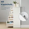 Armoire de salle de bain, commode MDF avec tiroirs, petite Voir les images du produit 6