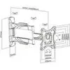 Mobile TV stand 23 - 42 - Stell - SHO 7530 Anteprima dell’immagine prodotto 8