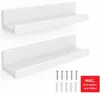 2er Set Wandregal Weiß Schweberegal Hängeregal Wandablage Produktbild-Vorschau 5