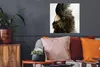 MuchoWow® Poster Kakadu - Schwarz - Gold - Beton 50x50 cm - Produktbild-Vorschau 2