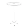 A white circular clothing rack on a white background. Náhled obrázku produktu