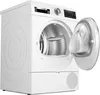 A white Bosch Serie 6 washing machine with its door open, shown from a three-quarter angle. Produktbild-Vorschau