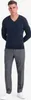 Ombre  Eleganter Herrenpullover mit V-Ausschnitt dunkelblau Produktbild-Vorschau 9