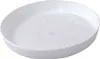 Cache-pot blanc 23,4x3,4cm plastique brillant Voir les images du produit 2
