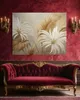 Quadro su tela Foglie tropicali Botanico 120x80 Feeby Beige Anteprima dell’immagine prodotto 2