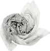 Baumwolltuch Indisches Muster 1 weiß schwarz Blumen schwarz Produktbild-Vorschau 2