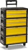 A yellow and black rolling tool chest with multiple drawers. Produktbild-Vorschau