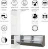 Vladon Garderobe Carlton Set 4,  Germany, Wandgarderobe aus Produktbild-Vorschau 4