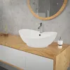 LuxeBath umývadlo Oválne umývadlo na dosku, 59x39,5x20,5 Náhľad obrázku produktu 8