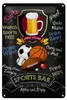 Blechschild Sports Bar Dart Basketball Football Golf, 30 x Produktbild-Vorschau 1