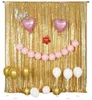 Pailletten Hintergrund 305x305 cm Gold Hochzeit Party Productafbeelding-voorbeeld