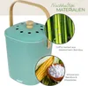 Geruchsdichter und nachhaltiger Biomülleimer von HMF für 3 Liter in Grün Podgląd zdjęcia produktu