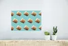 MuchoWow® Poster Muscheln - Muster - Grün 30x20 cm - Produktbild-Vorschau 5