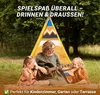 Playfun Tipi Kinder Kinderzelt Spielzelt Motiv Federschmuck Produktbild-Vorschau 4
