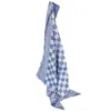 Strofinacci a scacchi - cotone 65 x 65 cm - blu - 6 pezzi Anteprima dell’immagine prodotto 2